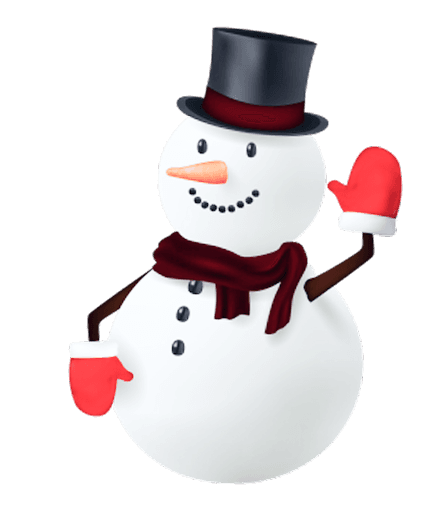 Happy snowman christmas